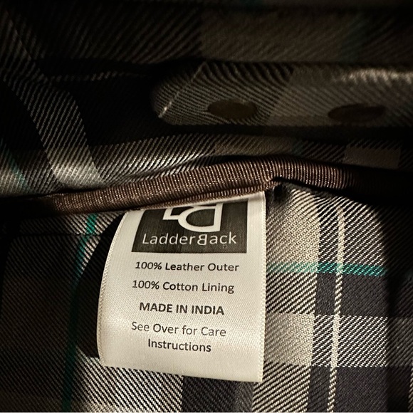 LadderBack 100% Leather Brown Rugged & Rustic Design Laptop Messenger Bag - Picture 12 of 16